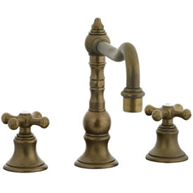 Cifial 267.250.V05 - High Pillar Kitchen Widespread Faucet without Spray - Aged Brass