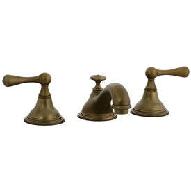 Cifial 278.110.V05 - Asbury Teapot Widespread Lavatory Faucet - Aged Brass