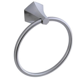 Cifial 401.440.620 - Hexa Towel Ring - Satin Nickel