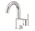 Danze D221542 - Como Single Handle Centerset Side Mount Handle with Touch Down Drain - Polished Chrome