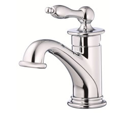 Danze D236010 - Prince Single Handle Lavatory Faucet 1 hole mt, with touchdown drn, with deck cover - Polished Chrome