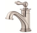 Danze D236010BN - Prince Single Handle Lavatory Faucet 1 hole mt, with touchdown drn, with deck cover - Tumbled Bronzeushed Nickel