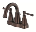 Danze D301015BR - Eastham Two Handle Centerset Lavatory Faucet , with 5050 popup drain - Tumbled Bronze
