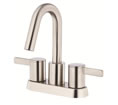 Danze D301030BN - Amalfi Two Handle Centerset Lavatory Faucet with touchdown drain - Tumbled Bronzeushed Nickel