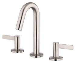 Danze D304030BN - Amalfi Two Handle Mini-Widespread Lavatory Faucet with Touch Down Drain - Tumbled Bronzeushed Nickel