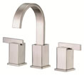 Danze D304044BN - Sirius Two Handle Widespread Lever Handle with Touch Down Drain - Tumbled Bronzeushed Nickel