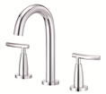 Danze D304554 - Sonora Two Handle Mini-Widespread Trimline Lever Handle with Touch Down Drain - Polished Chrome
