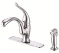 Danze D405521 - Antioch Single Handle Kit, Lever Handle with Spray - Polished Chrome