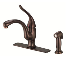 Danze D405521RB - Antioch Single Handle Kit, Lever Handle with Spray - Oil Rubbed Bronze
