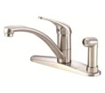 Danze D405612SS - Melrose Single Handle Kit Hi Rise Spout Lever Handle with Spray, with Dispenser - Stainless Steel