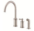 Danze D409010SS - Prince Single Handle Kit, , hirise spout, with spray - Stainless Steel
