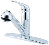 Danze D450012 Melrose 1H Pull-Out Kitchen Faucet with Deck Plate 1.75gpm Chrome