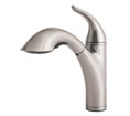 Danze D455021SS - Antioch Single Handle Kit, Pull-Out Spout - Stainless Steel