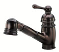 Danze D457014RB - Opulence Single Handle Kit Pull-Out Lever Handle - Oil Rubbed Bronze