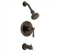 Danze D501015BRT - Eastham Single Handle TRIM Tub/shwr, diverter Spout, 1.75gpm showerhead - Tumbled Bronze
