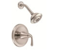 Danze D502556BNT - Bannockburn Single Handle TRIM Shower Only, Lever Handle, 2.0gpm showerhead - Tumbled Bronzeushed Nickel