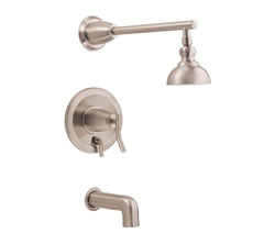 Danze D504054BNT - Sonora Single Handle TRIM Tub & Shower Lever Handle  - Tumbled Bronzeushed Nickel