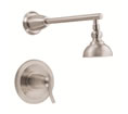 Danze D504554BNT - Sonora Single Handle TRIM Shower Only Lever Handle - Tumbled Bronzeushed Nickel