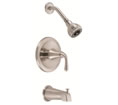 Danze D510056BNT - Bannockburn Single Handle TRIM Tub & Shower, Lever Handle  - Tumbled Bronzeushed Nickel