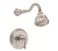 Danze D512557BNT - Opulence Single Handle TRIM Shower Only Lever Handle, 2.0gpm showerhead - Tumbled Bronzeushed Nickel