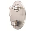 Danze D560157BNT - Opulence Two Handle TRIM 1/2-inch Thermostatic Valve Lever Handle - Tumbled Bronzeushed Nickel