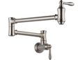 Delta 1177LF-SS  Traditional Wall Mount Pot Filler, Stainless