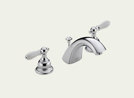 Delta Innovations: Two Handle Widespread Lavatory Faucet - Less Handles - 3530-LHPTP
