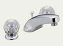 Delta 3544LF-WFMPU Classic: Two Handle Widespread Lavatory Faucet, Chrome