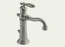 Delta 555LF-SS Victorian: Single Handle Lavatory Faucet, Stainless