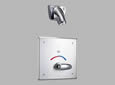 Delta 861T167 Commercial 860T: Electronic Shower Trim with Push Button Activator- Battery