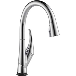Delta 9181T-DST : Single Handle Pull-Down Kitchen Faucet Featuring Touch2O And Shieldspray Technologies, Chrome