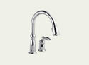 Delta 955-DST Victorian: Single Handle Pull-Down Kitchen Faucet, Chrome