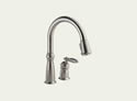 Delta 955-SS-DST Victorian: Single Handle Pull-Down Kitchen Faucet, Stainless