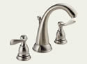 Delta B3596LF-SS Foundations: Two Handle Widespread Lavatory Faucet, Stainless