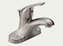 Delta B510LF-SS Foundations: Single Handle Centerset Lavatory Faucet, Stainless