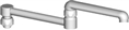 Chicago Faucets DJ13E1JKABCP - 13-inch Double-jointed Swing Spout