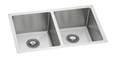 Elkay - EFRU3118 - Avado Double Bowl Undermount Sink, 2 Bowls, Stainless Steel - 16 Gauge - 8-inch Depth