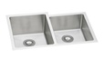Elkay - EFRU3120 - Avado Double Bowl Undermount Sink, 2 Bowls, Stainless Steel - 16 Gauge - 8-inch Depth