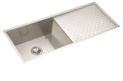 Elkay - EFU411510DB - Avado Undermount Sink, 1 Bowl with Drain Board, Stainless Steel - 16 Gauge - 10-inch Depth