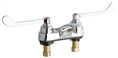 Elkay LK402T6 - 4-inch Center Deck Mount Lavatory Faucet with 6-inch Wristblade Handles