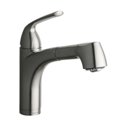 Elkay LKGT1042NK - Gourmet Single Handle Pull Out Spray Faucet, Brushed Nickel