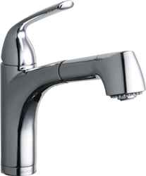 Elkay LKLFGT1042CR - Gourmet Low Flow Pull-Out Spray Bar / Prep Faucet, Polished Chrome