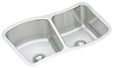Elkay - MYSTIC332110R - The Mystic&#174; Double Bowl Undermount Sink - Stainless Steel
