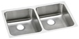 Elkay - PODUH3118 - Pursuit Outdoor Double Bowl 18 Gauge Stainless Steel Sink with Lustrous Satin Finish, Corrosion Resistant