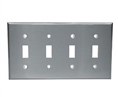 Component Hardware - R70-0724-Q - S/S FOUR TOGGLE PLATE SANIGUARD COATED