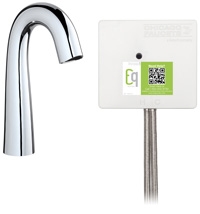 Chicago Faucets EQ-C11A-43ABCP Lav Faucet Eq Ir Gn Sh Aclp Ds Int 1070
