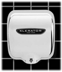 Surface-Mounted Automatic Hand Dryer, Chrome Plated Cover