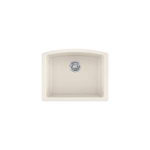 Franke ELG11022VAN Ellipse 25" Single Basin Undermount Kitchen Sink, Granite - Vanilla