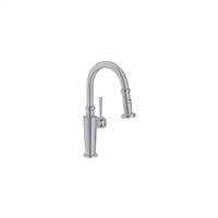 Franke FFP5280 Absinthe Pull Down Kitchen Prep Faucet, Satin Nickel