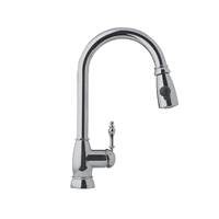 Franke FFPD400 Single Hole Pull-Down Kitchen Faucet, Polished Chrome